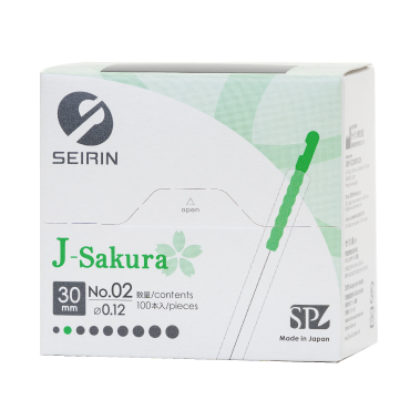 ｾｲﾘﾝ鍼J-Sakura(J-ｻｸﾗ) 100本入り【旧:JSPﾀｲﾌﾟ】