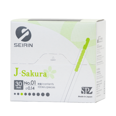 ｾｲﾘﾝ鍼J-Sakura(J-ｻｸﾗ) 100本入り【旧:JSPﾀｲﾌﾟ】