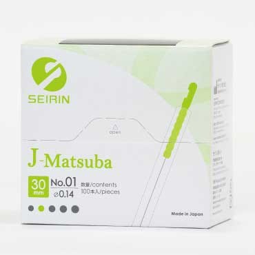 ◆ｾｲﾘﾝ鍼J-Matsuba(J-ﾏﾂﾊﾞ) 100本入り
