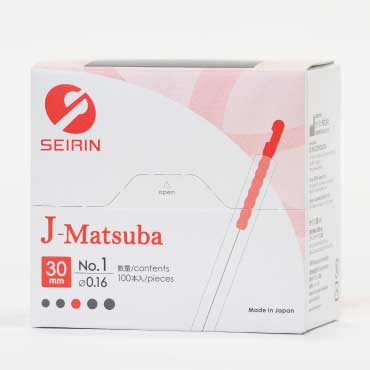 ◆ｾｲﾘﾝ鍼J-Matsuba(J-ﾏﾂﾊﾞ) 100本入り