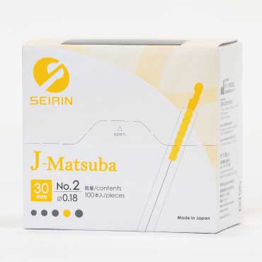 ◆ｾｲﾘﾝ鍼J-Matsuba(J-ﾏﾂﾊﾞ) 100本入り