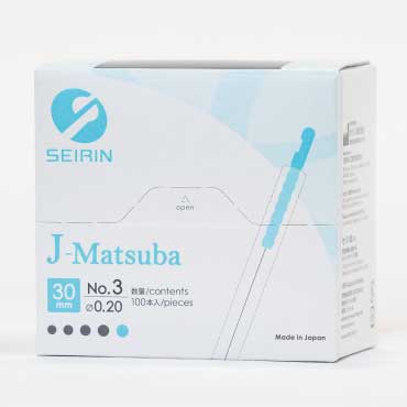 ◆ｾｲﾘﾝ鍼J-Matsuba(J-ﾏﾂﾊﾞ) 100本入り