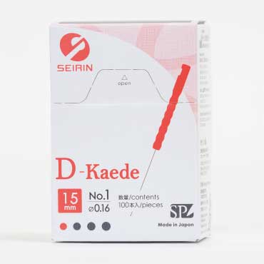 ◆ｾｲﾘﾝ鍼D-Kaede(D-ｶｴﾃﾞ) 100本入り