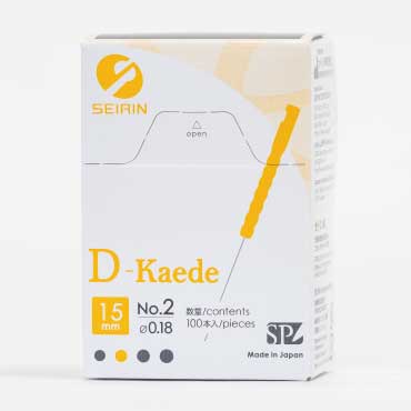 ｾｲﾘﾝ鍼D-Kaede(D-ｶｴﾃﾞ) 100本入り