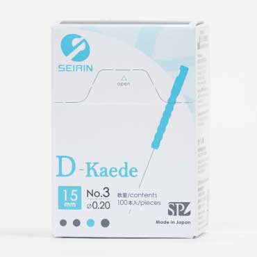 ｾｲﾘﾝ鍼D-Kaede(D-ｶｴﾃﾞ) 100本入り