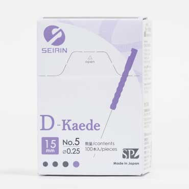 ◆ｾｲﾘﾝ鍼D-Kaede(D-ｶｴﾃﾞ) 100本入り