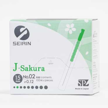 ｾｲﾘﾝ鍼J-Sakura15(J-ｻｸﾗ15) 100本入り【旧:J15SP】