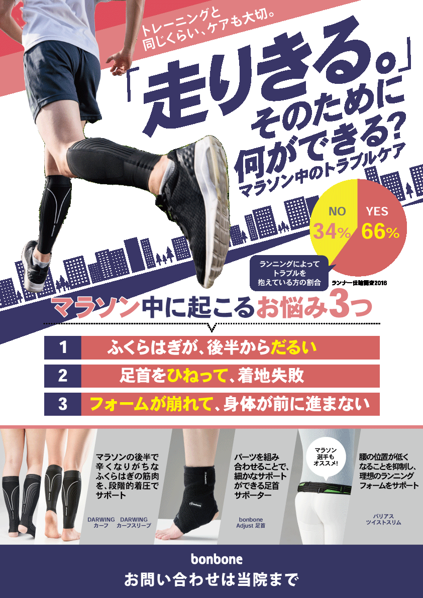 マラソンを走りきるために