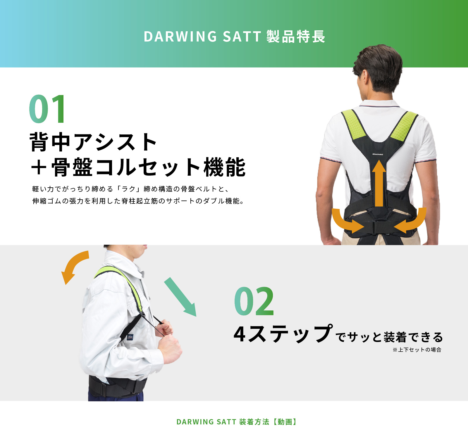 DARWING SATT製品特長