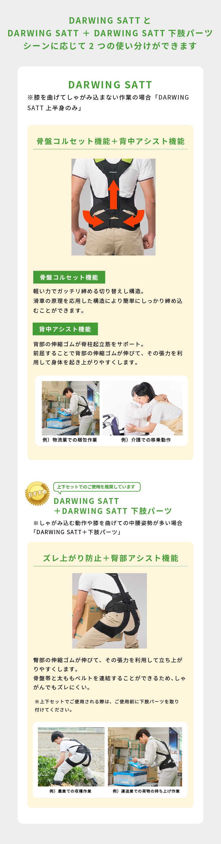 DARWING SATT製品特長